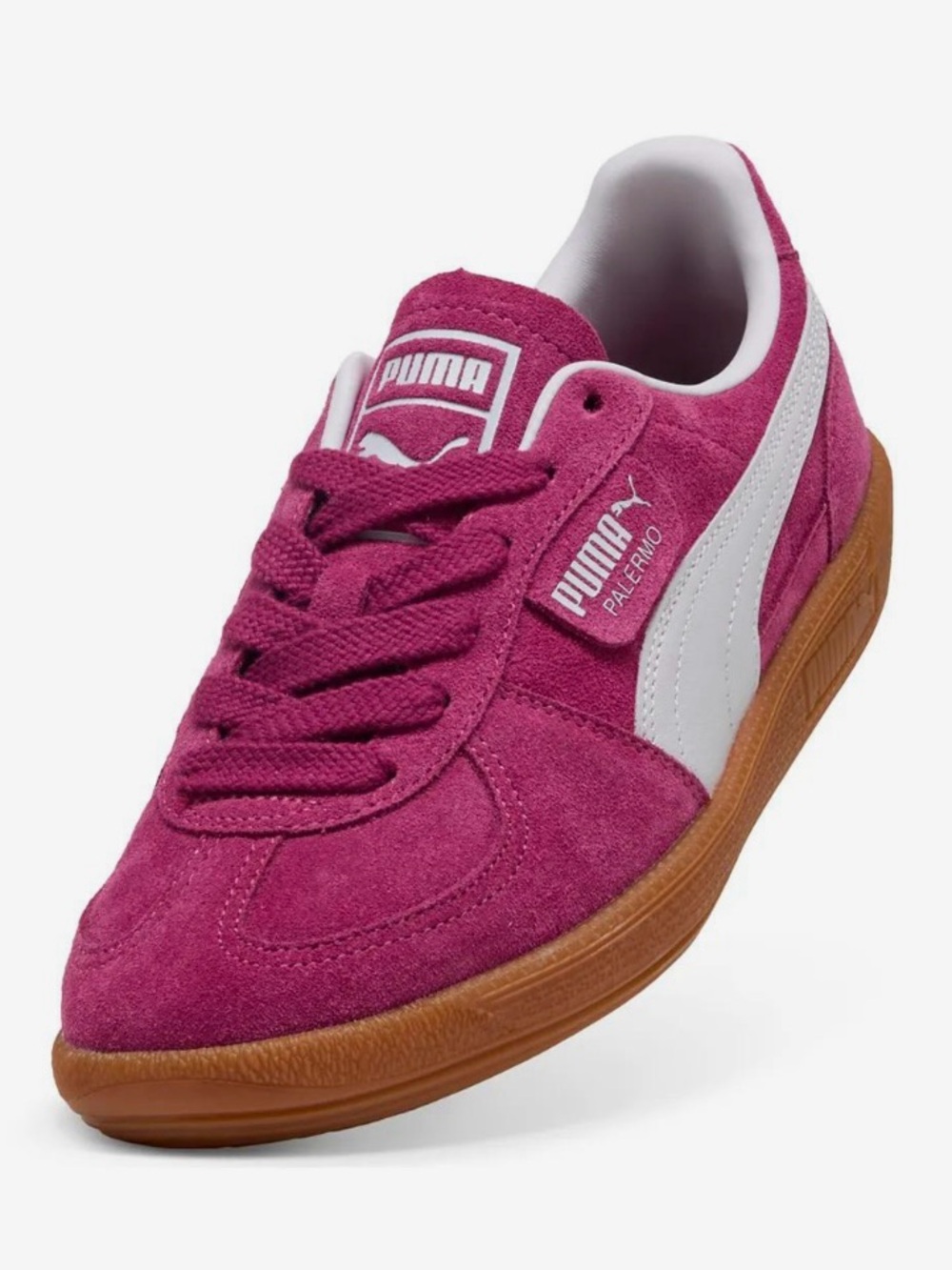 🔥🔥NIB Puma Women’s Palermo Sneaker Berry Pink Size 10 - Picture 5 of 13